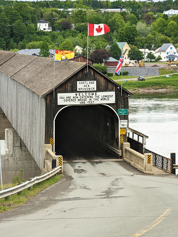 Hartland Covered Bridge, New Brunswick Canada - Longest Covered Bridge in the World