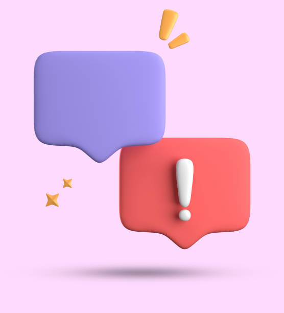 istock 3d rendering of speech bubble, 3D pastel chat icon set. Set of 3d speak bubble. 1746557176