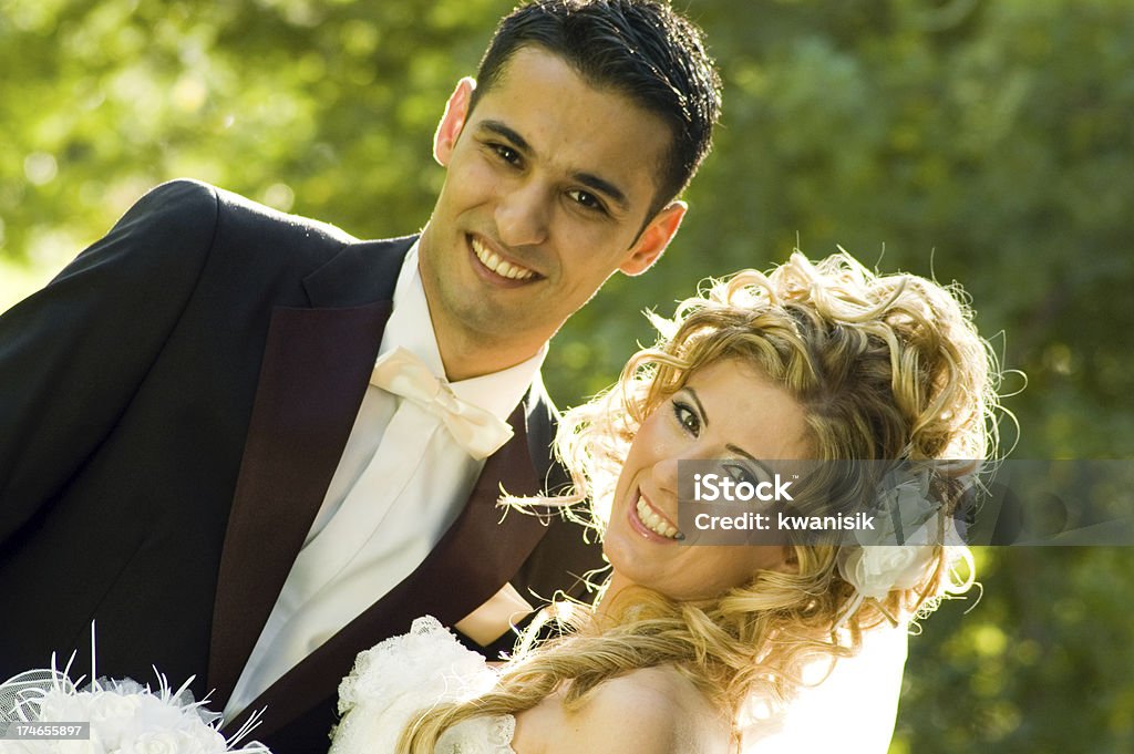 Panna młoda i pana młodego - Zbiór zdjęć royalty-free (Ceremonia ślubu)