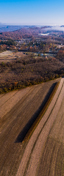 The huge Halloween's Corn Maze in Pennsylvania, Poconos Region.