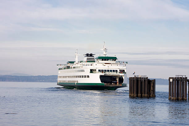 istock Washington State Car Ferry leaving the Dock 174656504