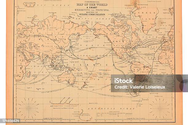 Foto de Mapa Do Mundo Antigo e mais fotos de stock de Mapa - Mapa, Passado, Antigo