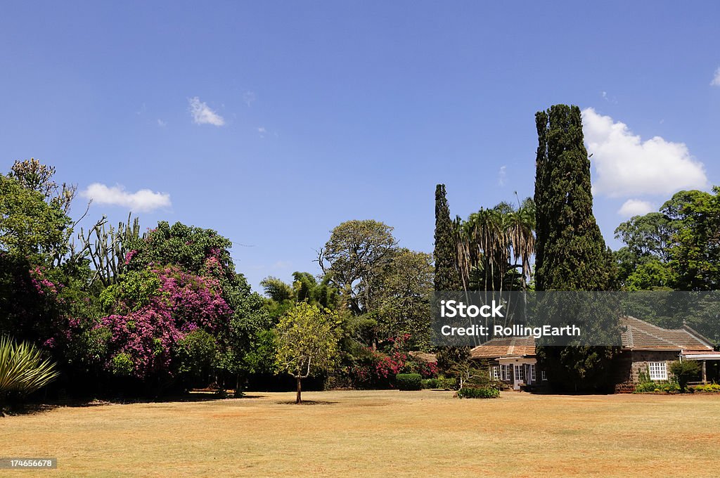열대 하우스 및 정원 - 로열티 프리 나이로비 스톡 사진
