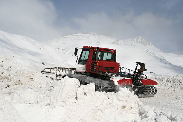 istock Snowplough in the French Alps 174657681