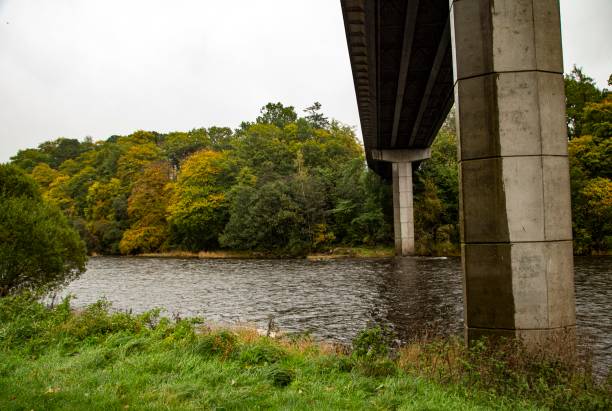 istock Storm Babet &Tweed River Flooding Galashiels. 1746581081