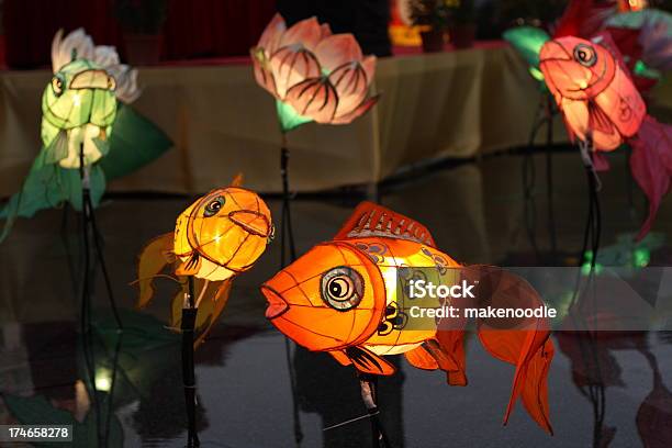 Китайский Золотая Рыбка Светильникам — стоковые фотографии и другие картинки Рыба - Рыба, Фонарь, Азия