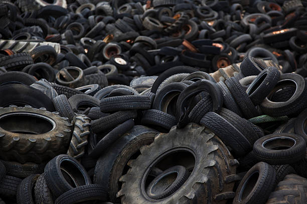 istock Dumping ground for old tires (XXXL) 174658526
