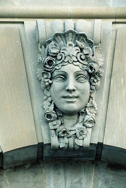istock Greek Goddess Gargoyle 174658541