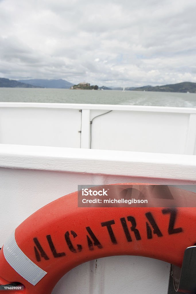 Alcatraz na distância - Royalty-free Baía Foto de stock