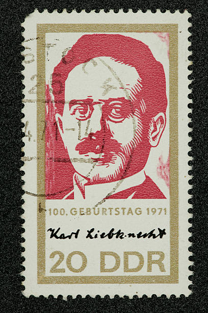 Postage stamp Karl Liebknecht, German Democratic Republic 1971