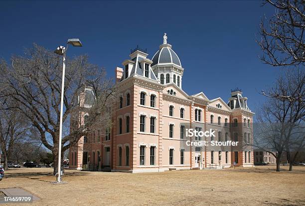 Persidio County Texas Courthouse Stock Photo - Download Image Now - Courthouse, Texas, District