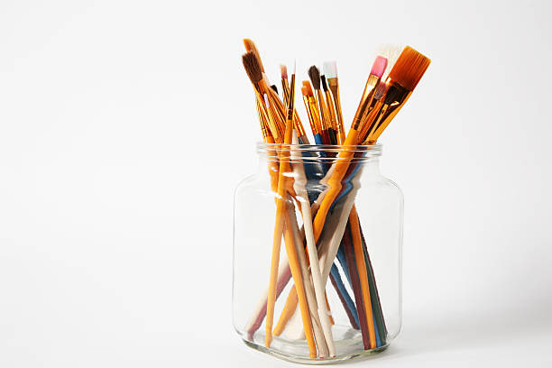istock Painting Art Brushes in the Jar 174660444