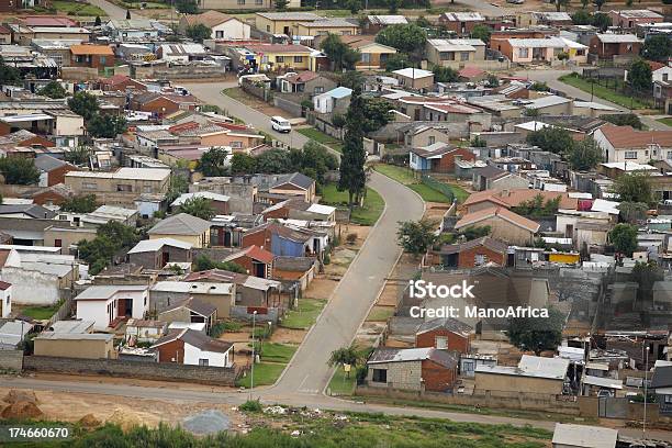 Rural Orlando Soweto In South Africa Stock Photo - Download Image Now - Soweto, House, Aerial View