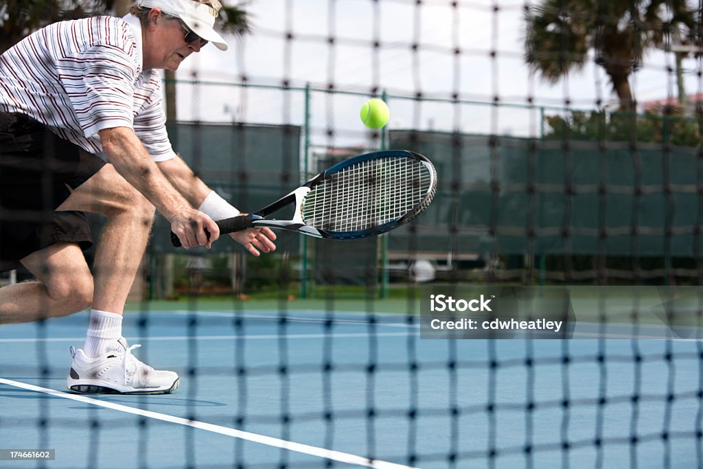 senior Jogador de ténis - Royalty-free Adulto Foto de stock