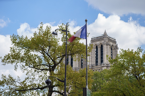 Notre Dame de Paris after the fire. Paris - 29 April, 2019