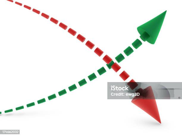 Foto de Gráfico e mais fotos de stock de Aprimoramento - Aprimoramento, Crack de Bolsa de Valores, Crescimento