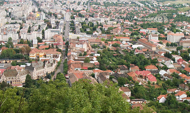 istock Aerial view of a city 174662226
