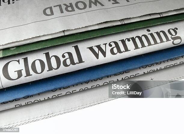 Глобальное Потепление — стоковые фотографии и другие картинки Изменение климата - Изменение климата, Газетный заголовок, Газета