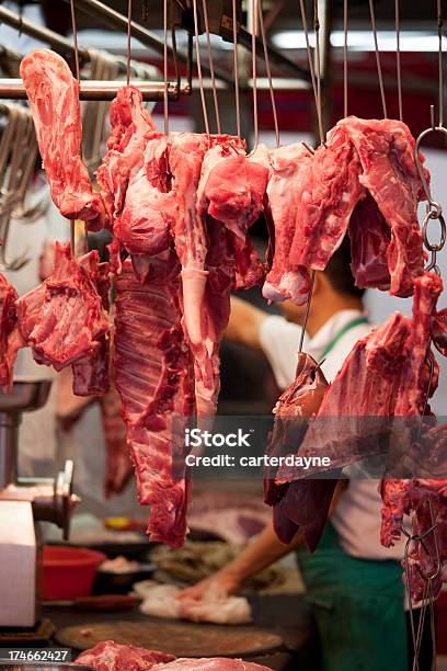 Chinatown Fleisch Markt Stockfoto und mehr Bilder von Cutlet - Cutlet, Farbbild, Farbiger Hintergrund