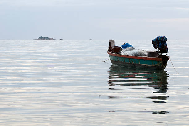 Fishing boat stock photo