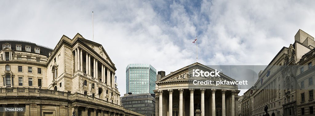 Лондон's финансовый це�нтр Panorama - Стоковые фото Лондон - Англия роялти-фри