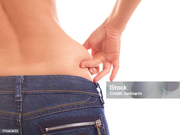 Fat Measuring Stock Photo - Download Image Now - Abdomen, Adult, Adults Only