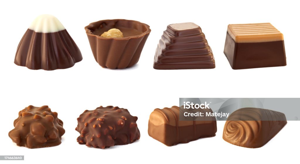 Роскошный шоколадные конфеты - Стоковые фото Шоколад роялти-фри