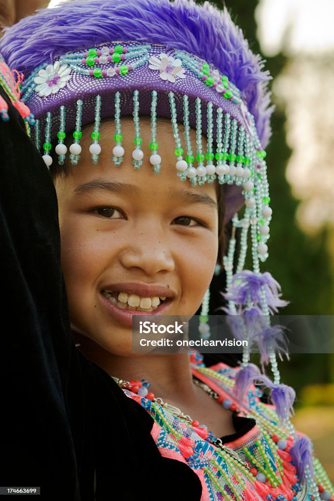 Hmong Hill Tribe Mädchen - Lizenzfrei Asiatische Kultur Stock-Foto