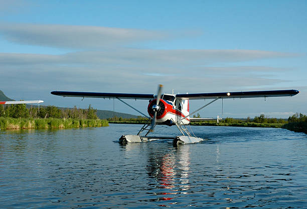 istock Seaplane in Alaska Landing 174663938
