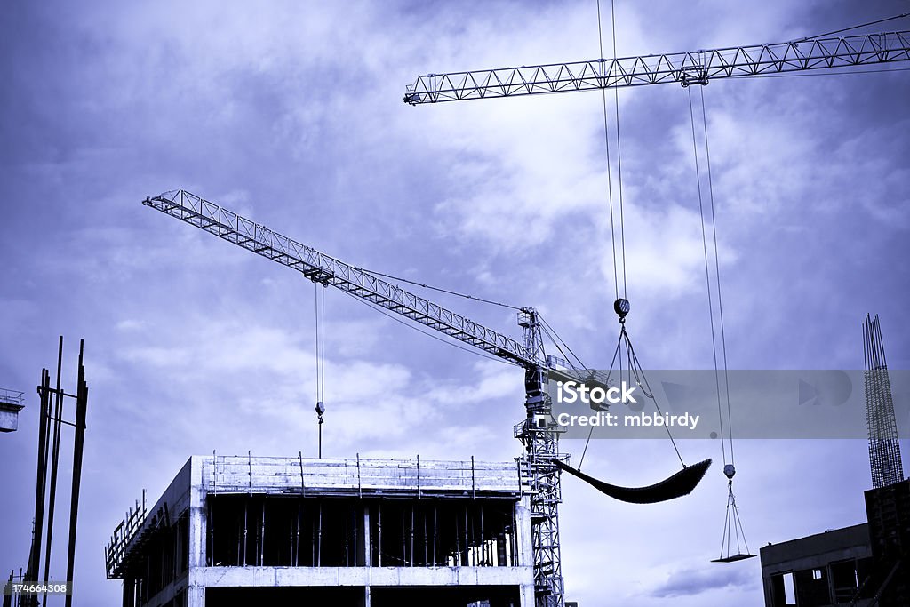 Maquinaria de Construção - Foto de stock de Alto - Descrição Geral royalty-free