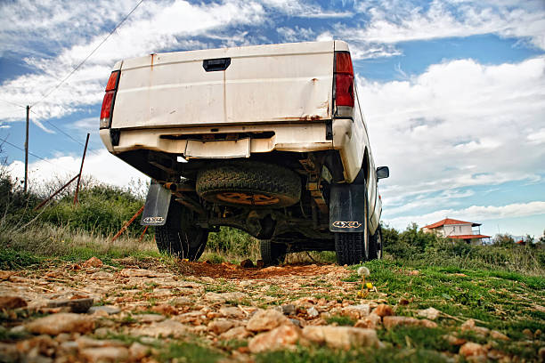 istock Back of old truck 174665193