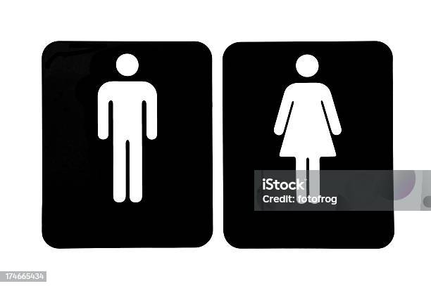 Homens E Mulheres - Fotografias de stock e mais imagens de Sinal de WC - Sinal de WC, Sinal, Homens