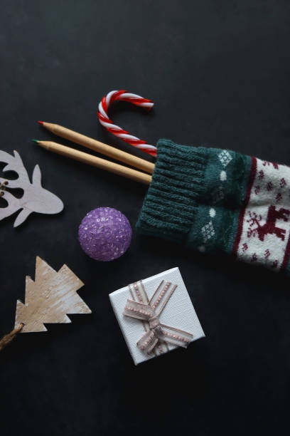 istock Stocking with Toys and Presents 1746654608