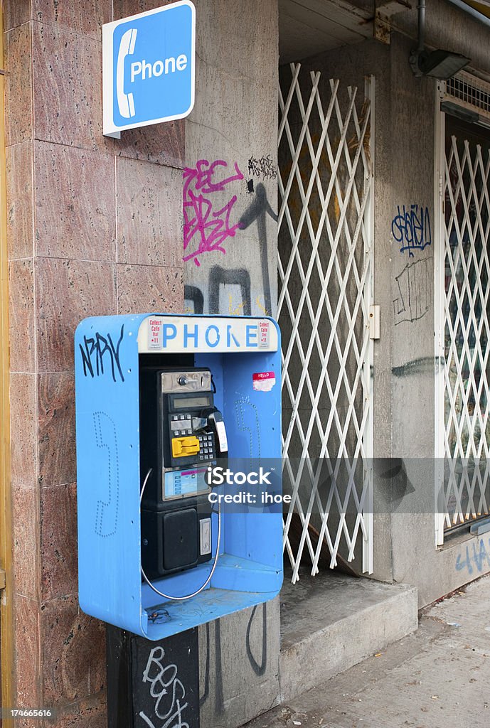 Münztelefon-dying - Lizenzfrei Altertümlich Stock-Foto