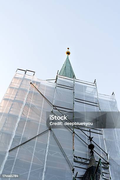 Chiesa Restauration - Fotografie stock e altre immagini di Acciaio - Acciaio, Amburgo, Ampliamento di una casa