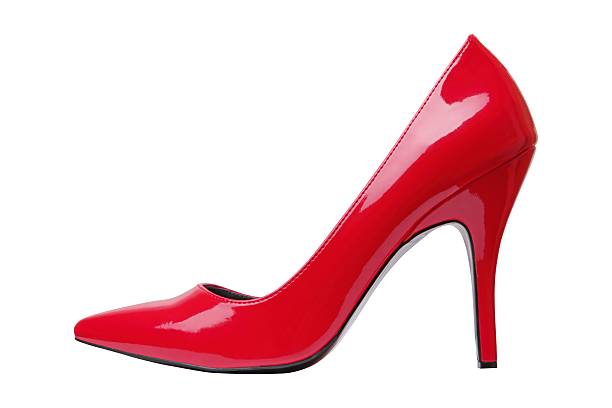istock Red Elegant Shoe Isolated On White XXXL 174665945