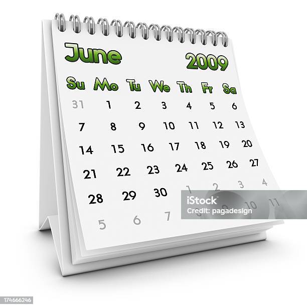 デスクトップカレンダー 2009 年 6 月 - 2009年のストックフォトや画像を多数ご用意 - 2009年, 3D, イラストレーション