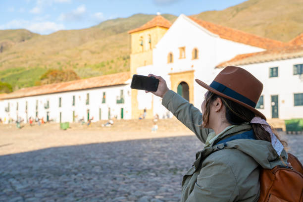 istock Capturing Memories: A Young Traveler's Selfie in Villa de Leyva 1746663549
