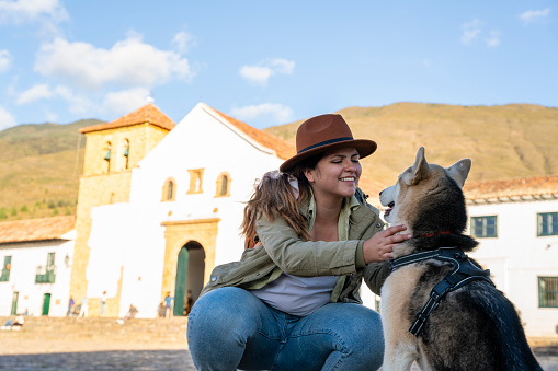 Charm and Culture: A Young Traveler's Journey in Villa de Leyva with her dog