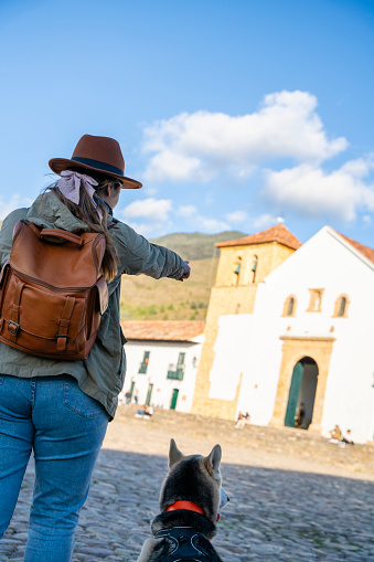 Charm and Culture: A Young Traveler's Journey in Villa de Leyva with her dog