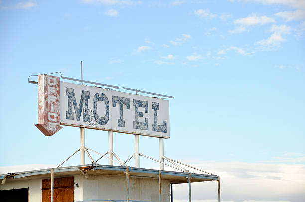 znak motel - salton sea zdjęcia i obrazy z banku zdjęć