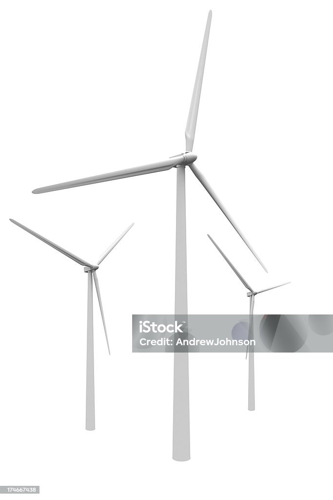 Turbinas eólicas - Foto de stock de Aerogenerador libre de derechos