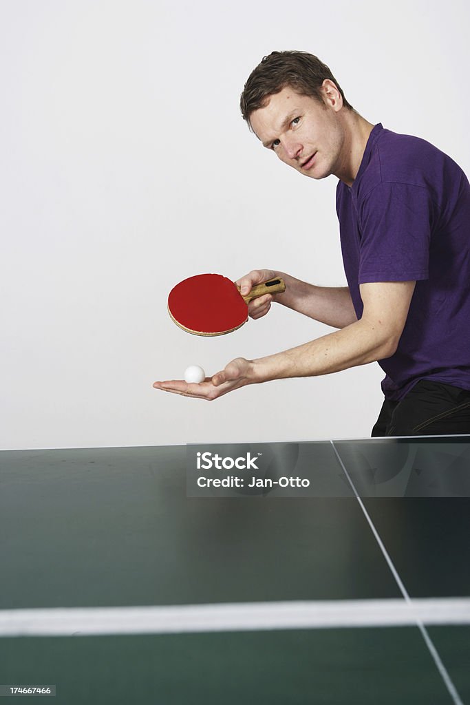 Jogador de tênis de mesa - Foto de stock de 20 Anos royalty-free