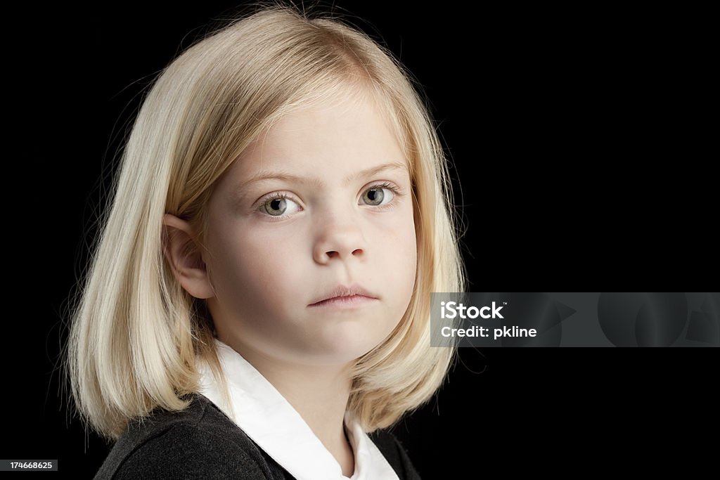 Grave menina - Foto de stock de 4-5 Anos royalty-free