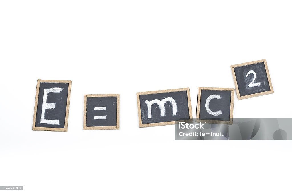 E = mc2 - Foto de stock de Fórmula Matemática royalty-free