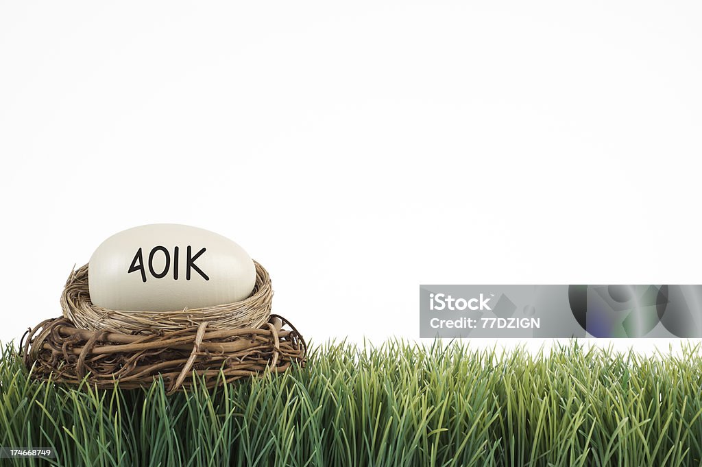 401 k nest fundo - Foto de stock de 401k - Palavra inglesa royalty-free