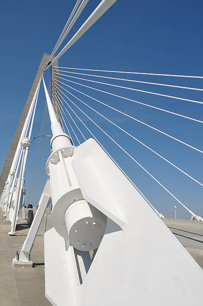 puente arthur ravenel, charleston, carolina del sur - arthur ravenel fotografías e imágenes de stock