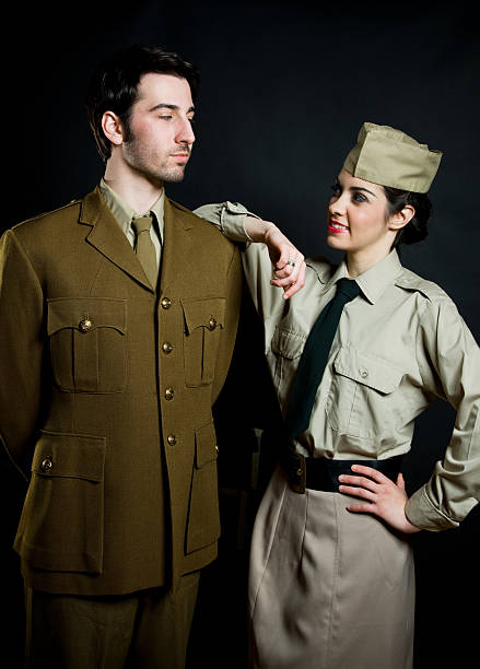 istock Military couple 174669226