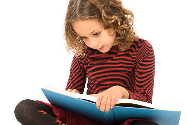 istock Little girl reading 174669449