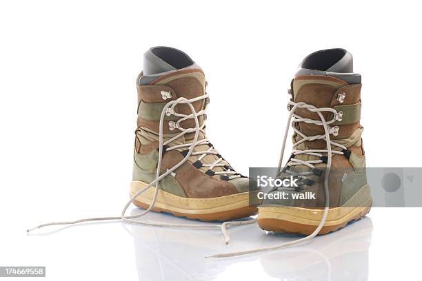 Snowboard Boots Stock Photo - Download Image Now - Ski, Ski Boot, Studio Shot